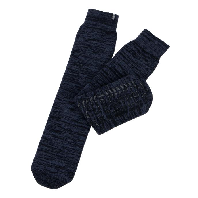 totes toasties Mens Recycled Thermal Original Slipper Socks Navy Extra Image 2